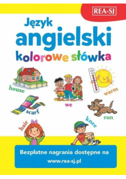Język angielski - kolorowe słówka + MP3 REA