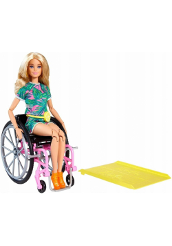 Barbie Fashionistas. Lalka na wózku
