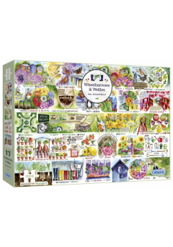 Puzzle 1000 Ogrodniczy alfabet G3