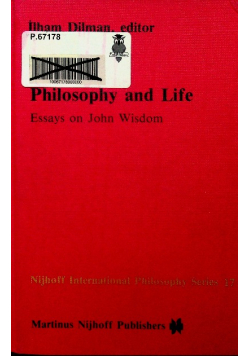 Philosophy and Life Essays on John Wisdom