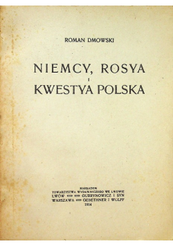 Niemcy Rosya Kwestya Polska 1914 r.
