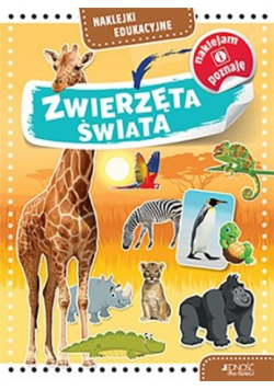 Naklejki edukacyjne. Zwierzęta świata