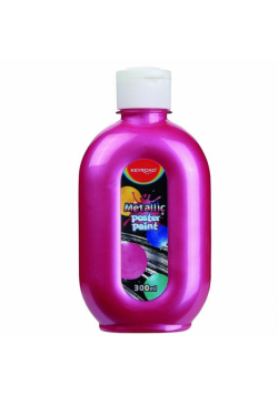 Farba plakatowa metaliczna czerwona 300ml