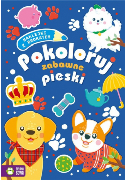 Pokoloruj zabawne pieski