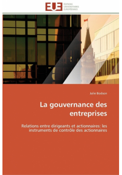 La gouvernance des entreprises