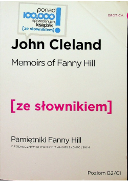 Memories of Fanny Hill wersja angielska z podręcznym słownikiem angielsko - polskim