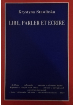 Lire parler et ecrire