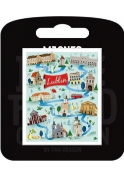 Magnes I love Poland Lublin ILP-MAG-B-LUB-14