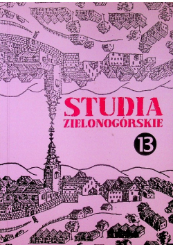 Studia zielonogórskie Tom 13