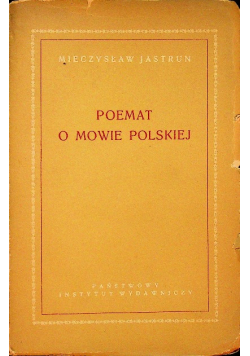 Poemat o mowie Polskiej