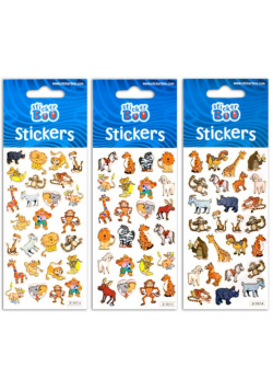 Naklejki Sticker BOO silver mini Zwierzęta mix