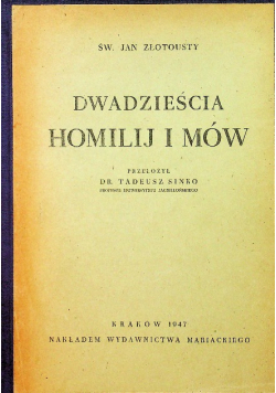 Dwadzieścia homilij i mów 1947 r.