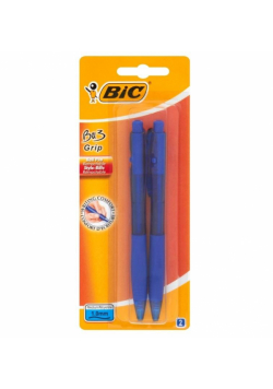Długopis niebieski Bu3 grip bls 2szt BIC
