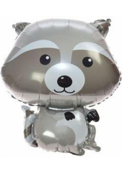 Balon foliowy leśne zwierzątka - szop 60cm