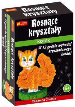 Rosnące kryształy. Kotek
