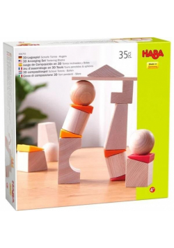 Zestaw do układania 3D Krzywe wieże kulki