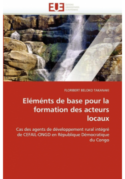 Eléménts de base pour la formation des acteurs locaux