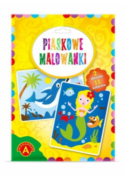 Piaskowe malowanki Syrenka i Delfin ALEX