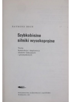 Szybkobieżne silniki wysokoprężne