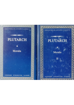 Plutarch Moralia Tom 1 i 2