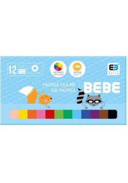 Pastele olejne 12 kolorów BB Kids