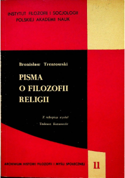 Pisma o filozofii i religii