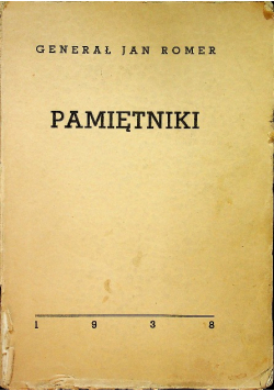 Romer Pamiętniki 1938 r.
