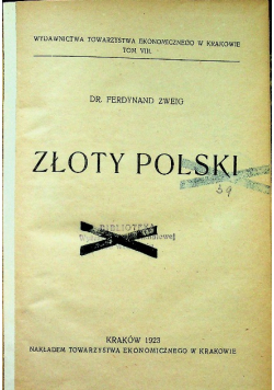 Złoty polski 1923 r.