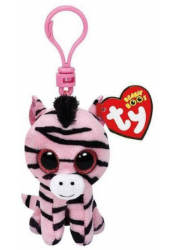 Beanie Boos Zoey - Różowa Zebra brelok