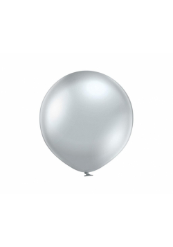Balon Glossy Silver 2szt