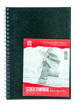 Szkicownik A4/80K 98g spirala