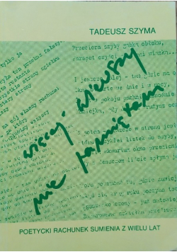 Więcej wierszy nie pamiętam