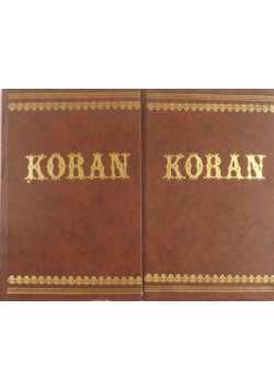 Koran Tom 1 i 2 Reprint z 1858 r.