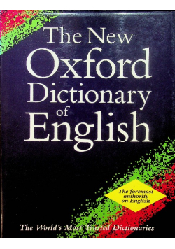The New Oxford Dictionary of English