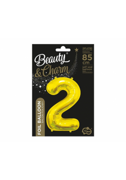 Balon foliowy B&C 2 złoty 85cm