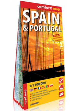 Comfort! map Spain & Portugal mapa samochodowa