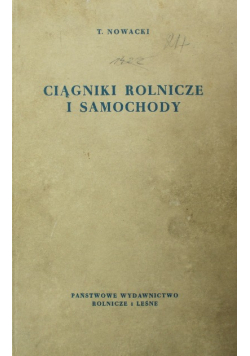 Ciągniki rolnicze i samochody