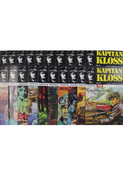 Kapitan Kloss kultowa seria komiksów nr 1 do 20