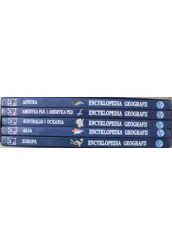 Encyklopedia Geografii Kraje i ludzie 5 tomów