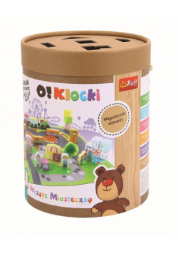Zabawka drewniana - O!Klocki. Wesołe Miasteczko