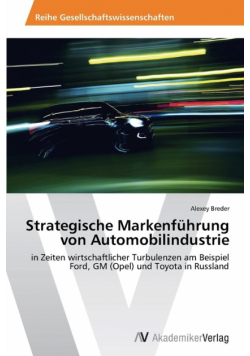 Strategische Markenfuhrung Von Automobilindustrie