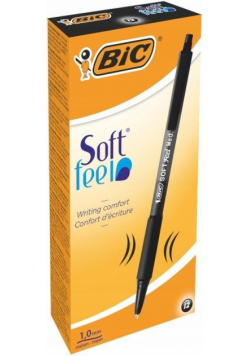 Długopis Soft Feel czarny (12szt) BIC