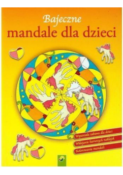 Bajeczne mandale dla dzieci - Jednorożec