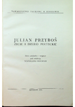 Julian Przyboś życie i dzieło poetyckie