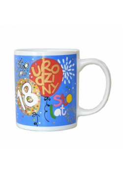 Kubek Q 771 Urodziny 18 balony