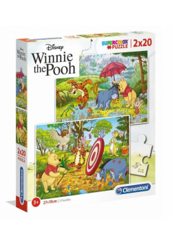 Puzzle 2x20 Kubuś Puchatek