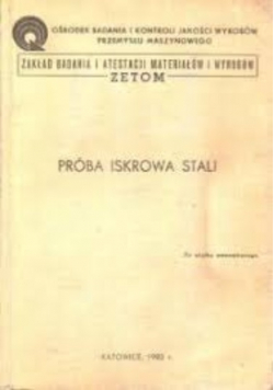 Próba iskrowa stali