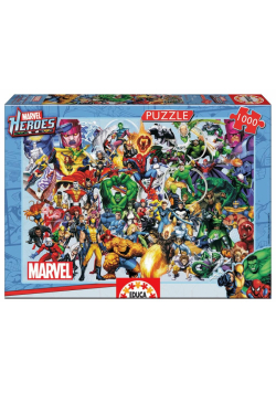 Puzzle 1000 Superbohaterowie i złoczyńcy Marvela