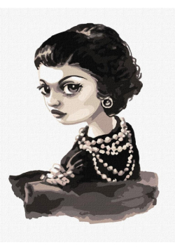 Malowanie po numerach - Coco Chanel 30x40cm