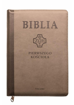 Biblia pierwszego Kościoła brązowa z paginatorami